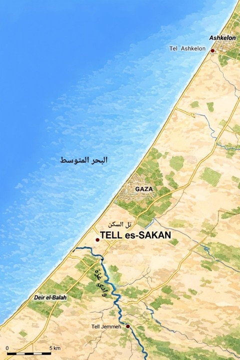 خريطة مدينة غزة