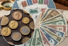 علم النُمّيات وعلم الطوابع البريدية، وعلم العملات الورقية