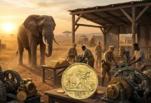 Tabora gold coin 1916